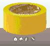 Kip PVC-Schutzband Profi-Qualitt gerillt gelb 50 mm